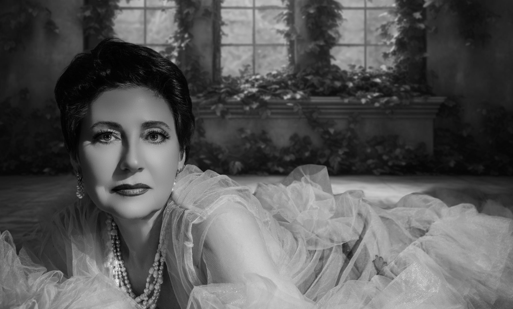 Boudoir portrait of Aida, 60 years old, made by Paolo Portraits in Charleston SC