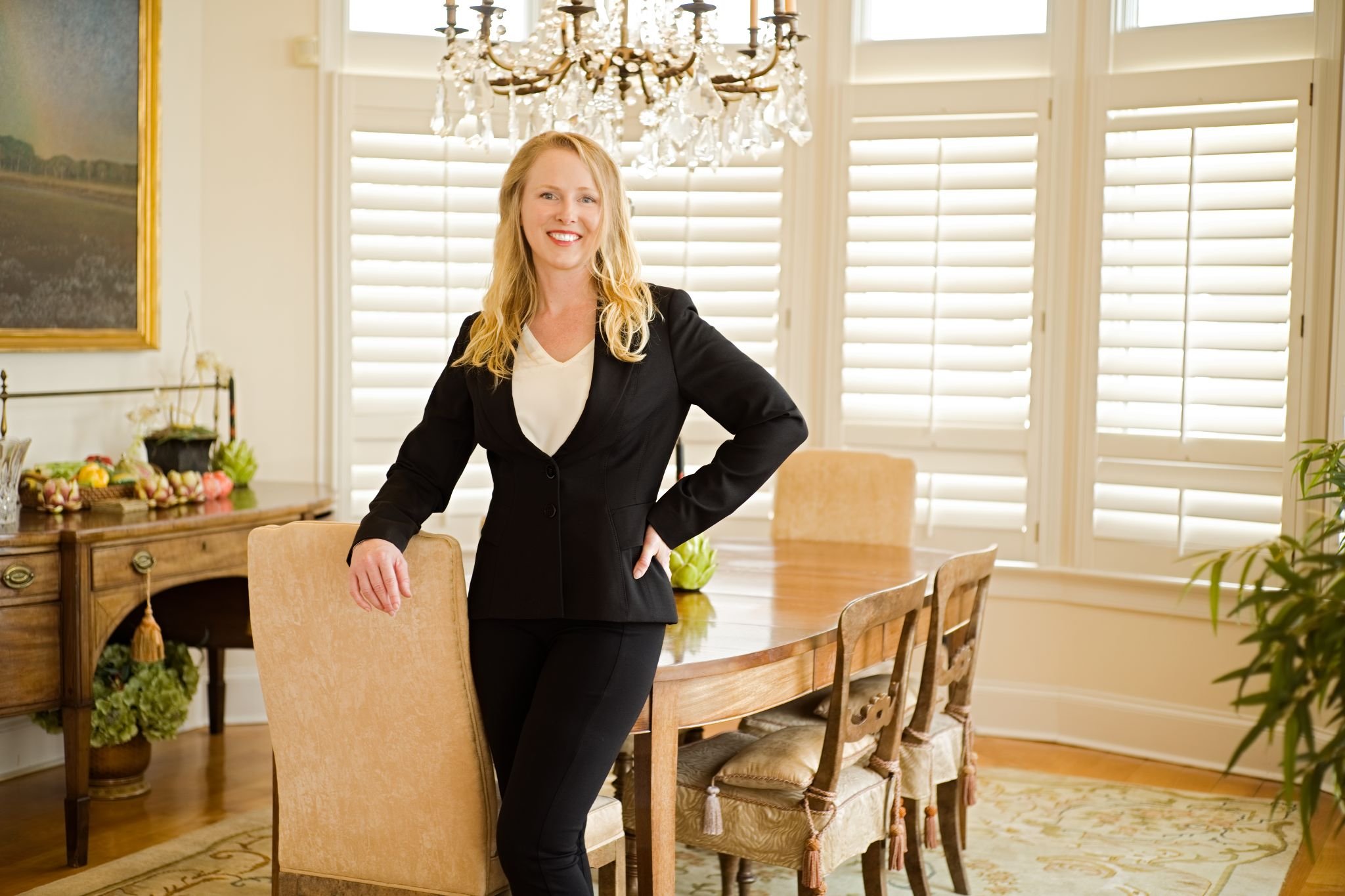 Professional headshot of  female realto, made by Paolo Portraits in Charleston SC