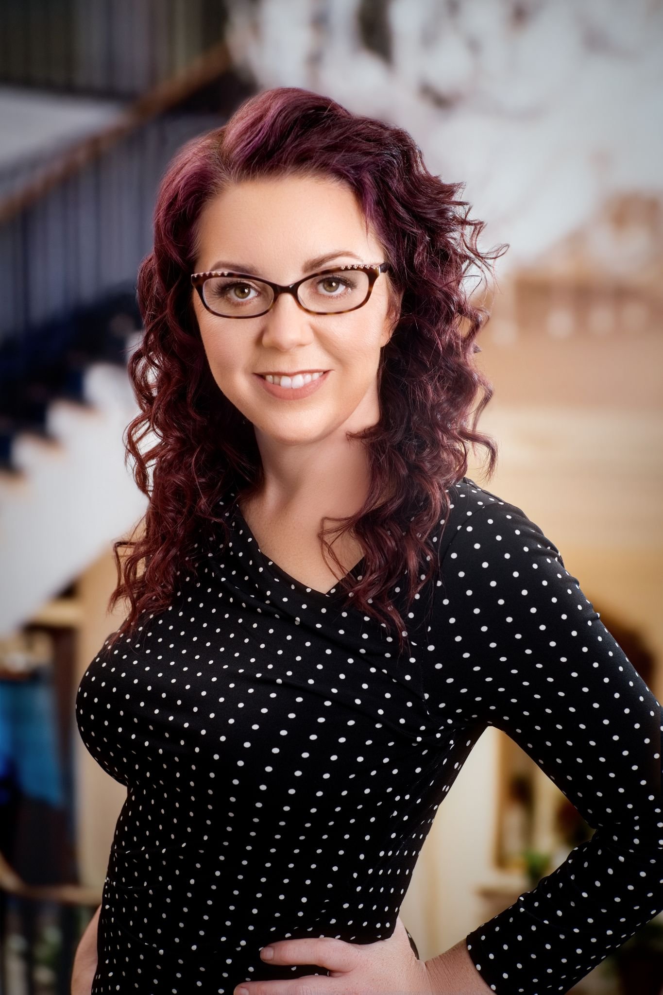 Professional headshot of female mortgage broker, made by Paolo Portraits in Charleston SC