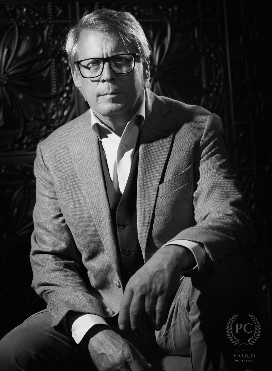 Hollywood-style Portrait Of Earl Bridges by Paolo Portraits, Charleston SC